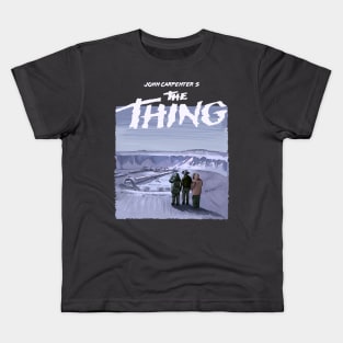 The Thing movie illustration Kids T-Shirt